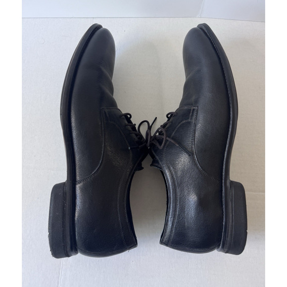 COLE HAAN Mens Size 11.5 HOLLAND Grand Plain Toe Oxford Dress Shoe BLACK C30016